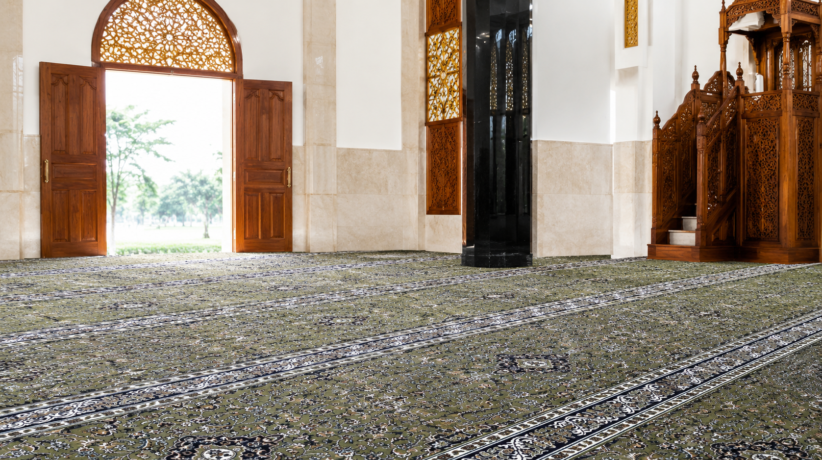 karpet raudhah masjid nabawi — Turkistan Carpets