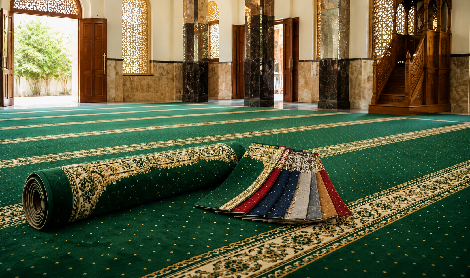 karpet masjid roll — Turkistan Carpets