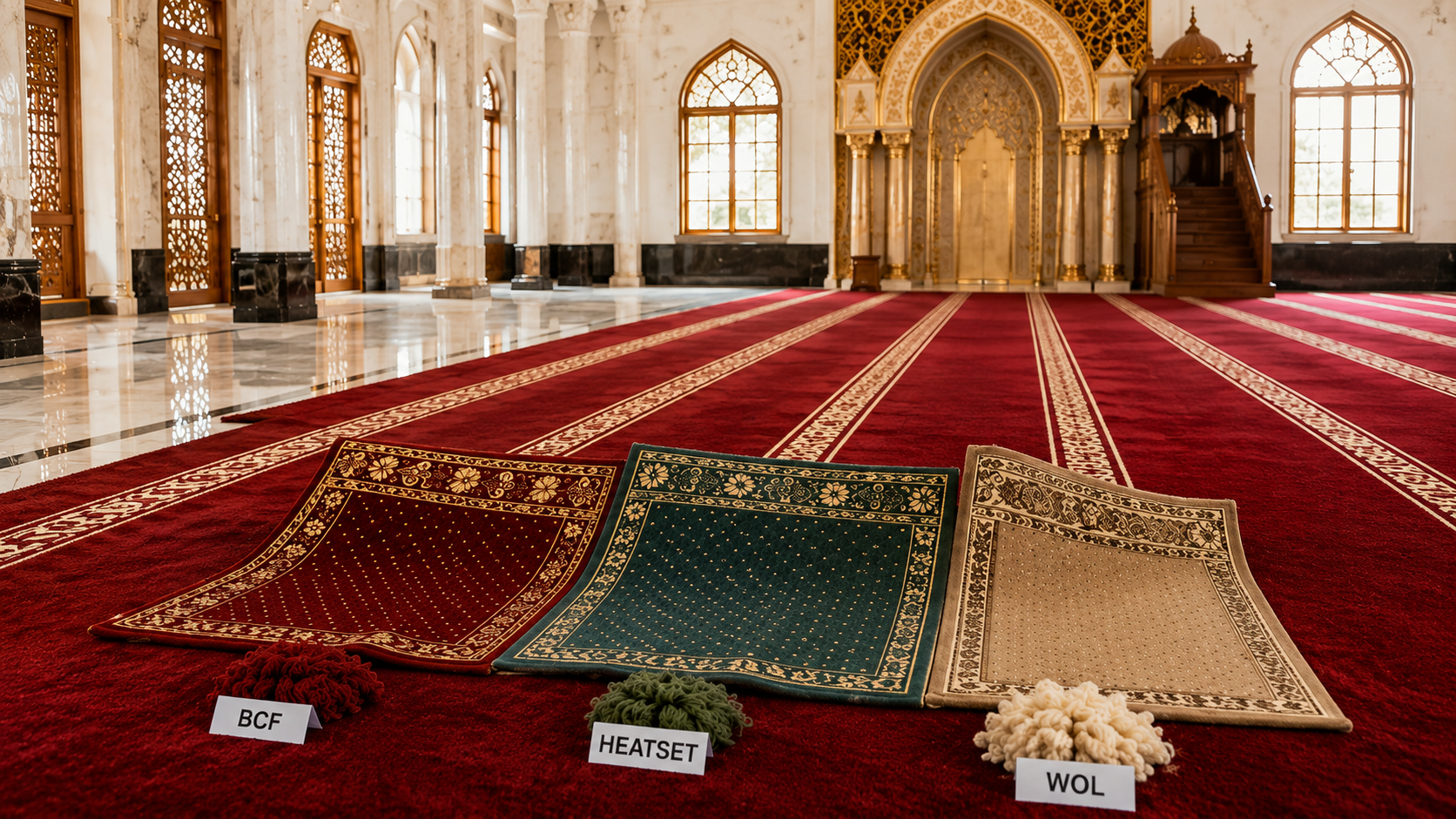 jenis karpet masjid — Turkistan Carpets