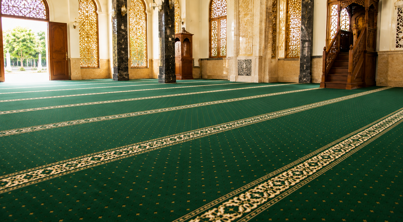 cara mengukur luas masjid — Turkistan Carpets