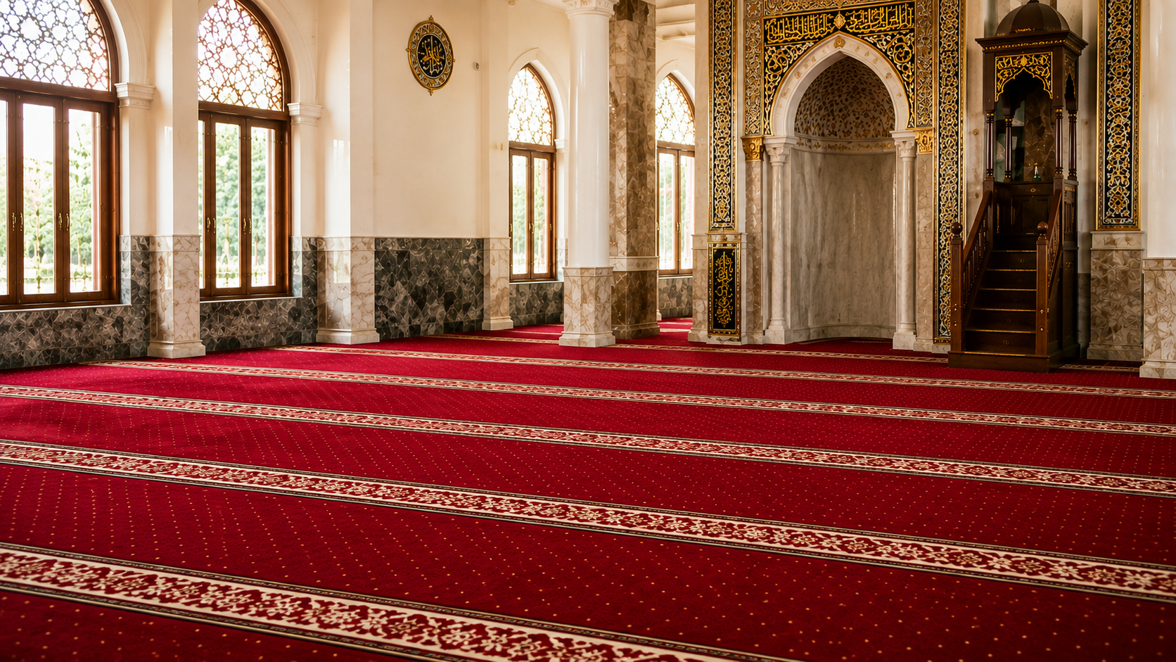 sumbangan karpet masjid — Turkistan Carpets
