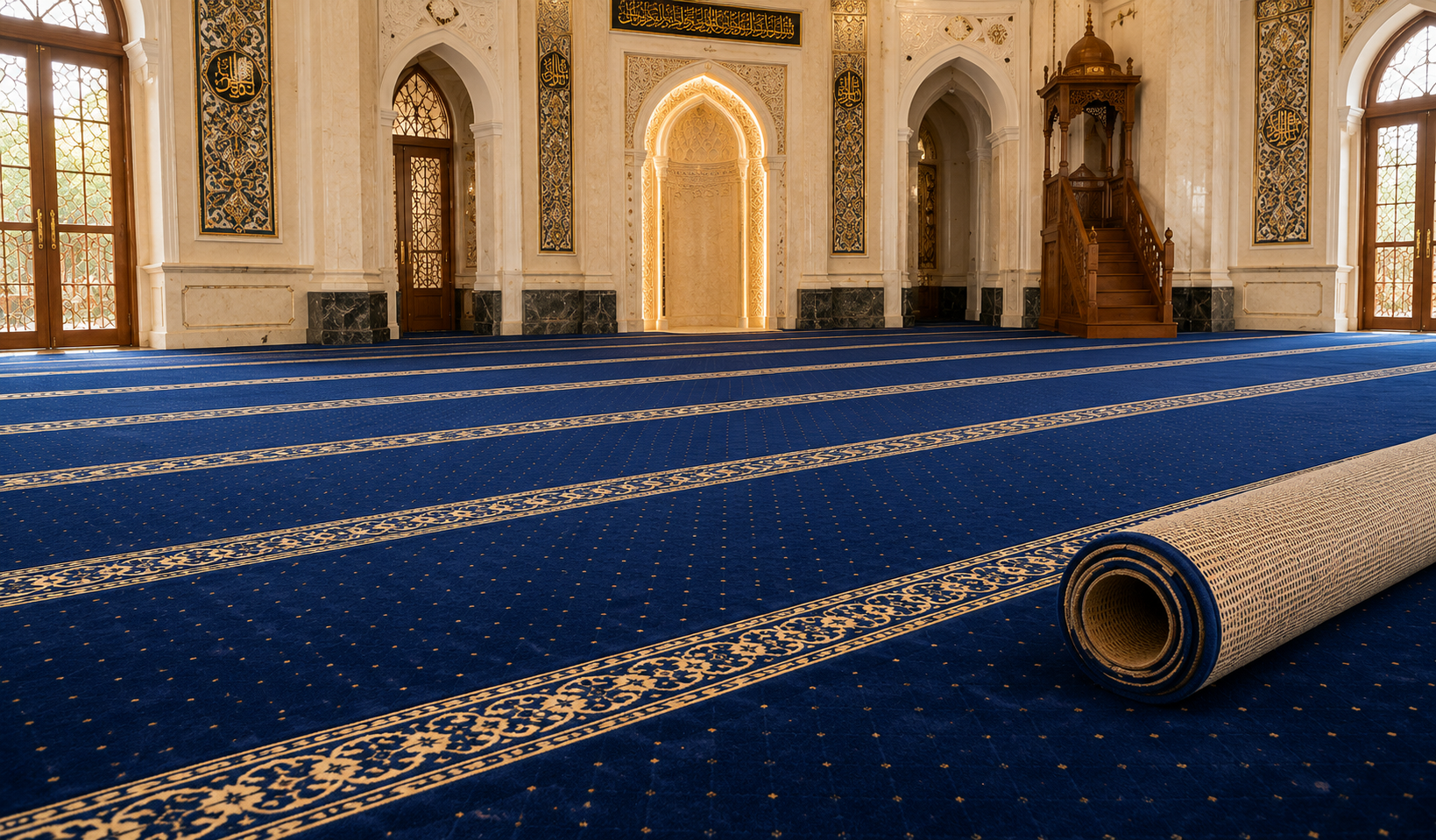 ketebalan karpet masjid ideal — Turkistan Carpets