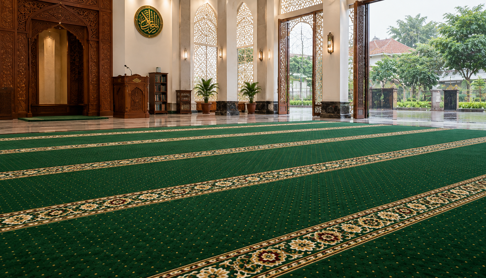 karpet masjid musim hujan — Turkistan Carpets