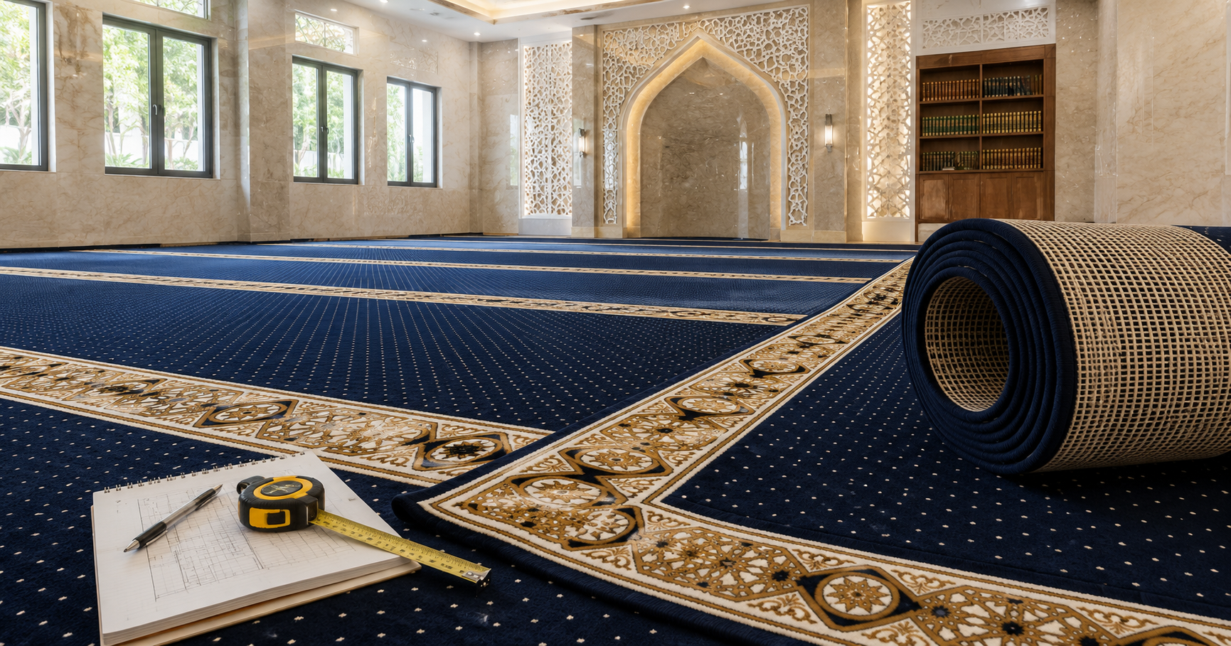 karpet untuk renovasi masjid — Turkistan Carpets