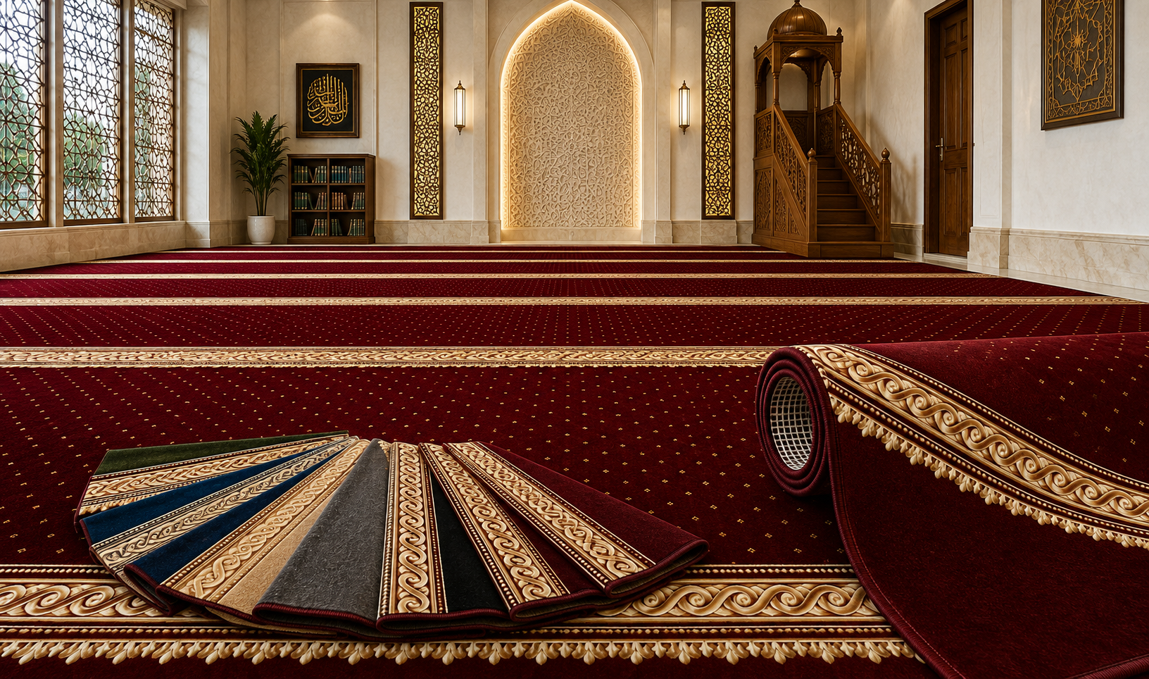 harga karpet masjid almira — Turkistan Carpets