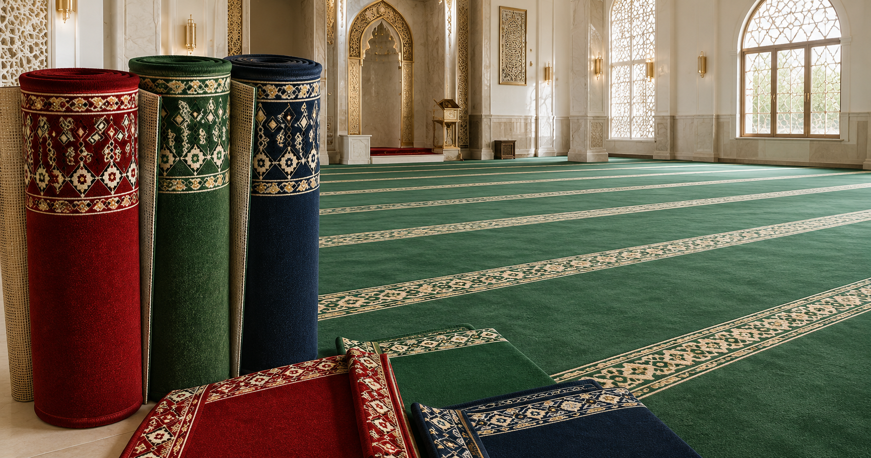 tempat beli karpet masjid — Turkistan Carpets