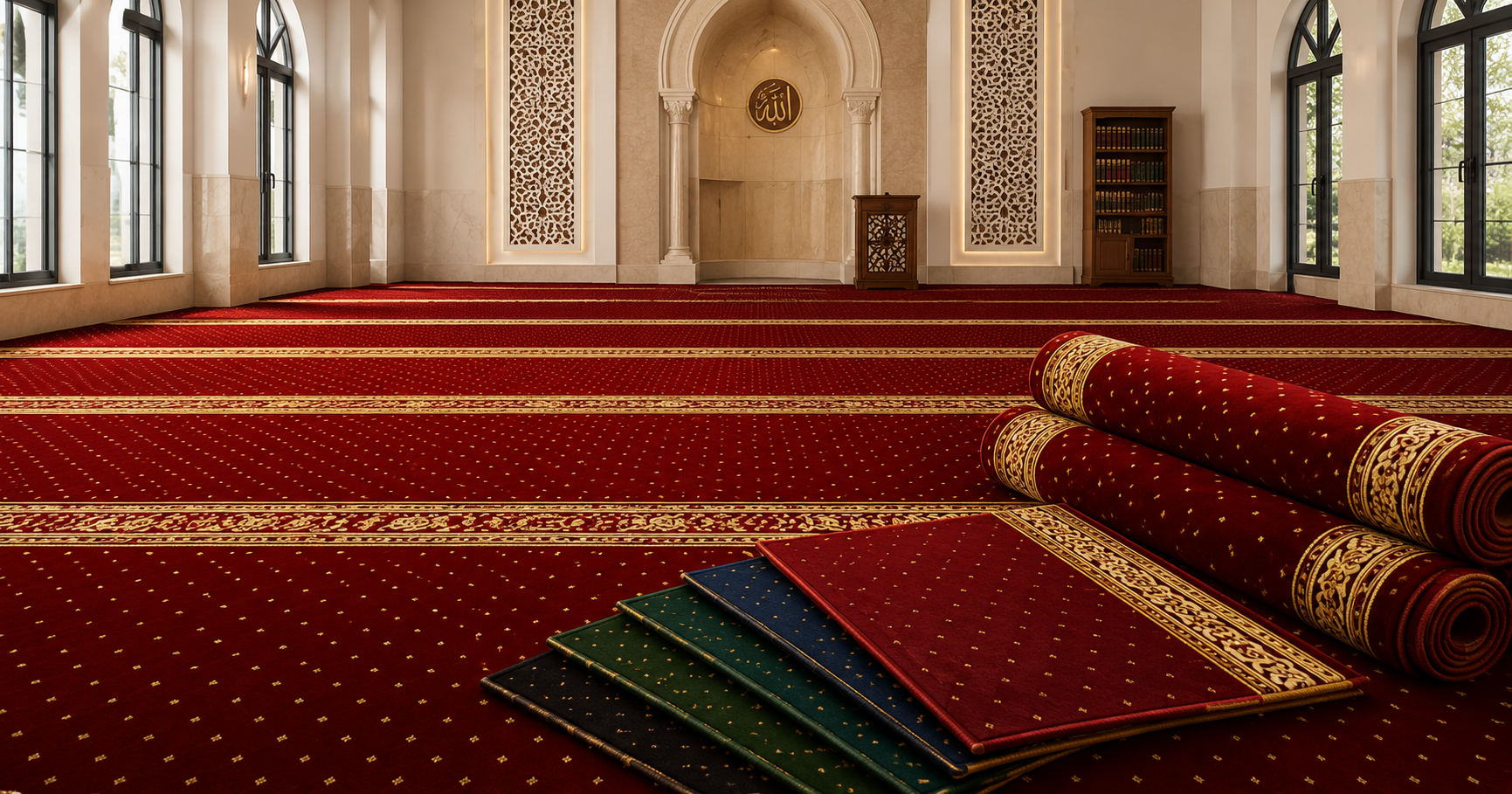 karpet masjid motif bintik — Turkistan Carpets