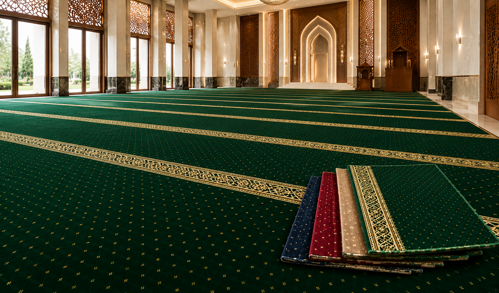 karpet masjid area luas — Turkistan Carpets