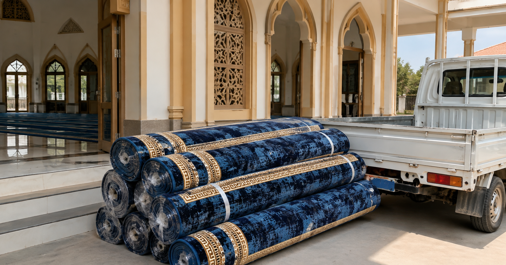 supplier karpet masjid cikarang — Turkistan Carpets